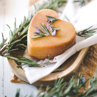 Les Bulles de Nan's - Savon Garrigue en forme de coeur