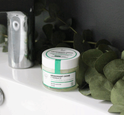 Déodorant crème à la sauge et menthe poivrée