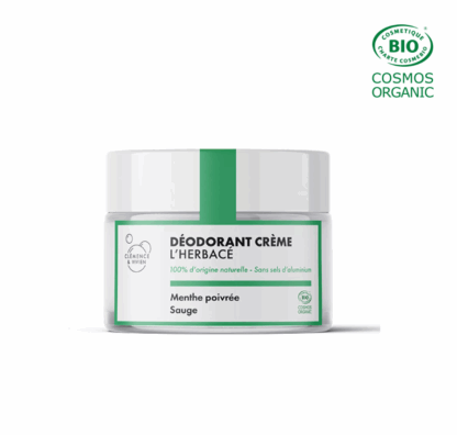 Déodorant crème à la sauge et menthe poivrée – Image 2